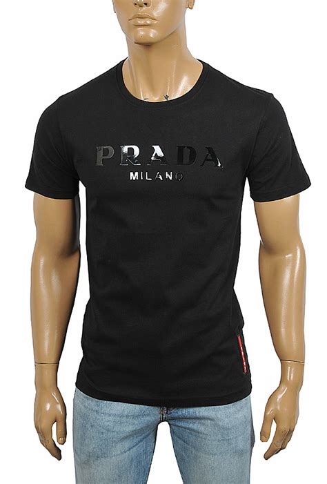 prada milano t shirt black